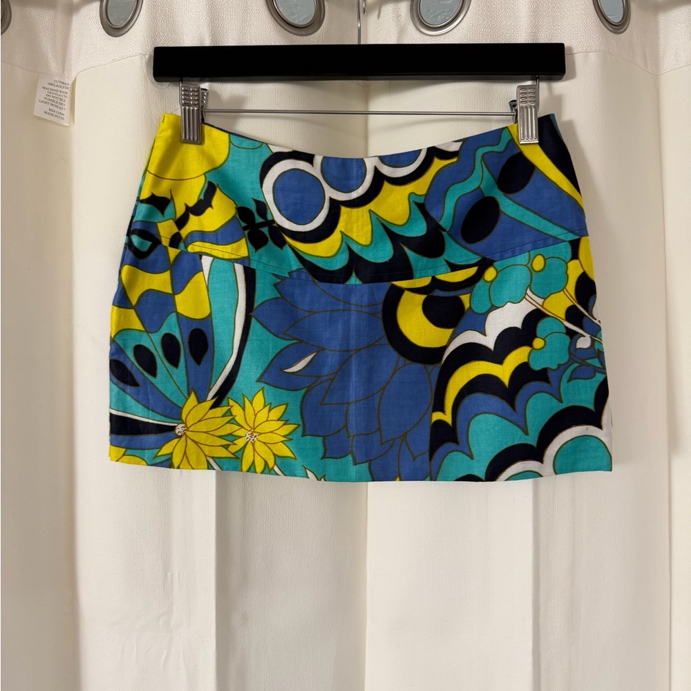 Vintage 1960’s Printed Micro Mini Floral Patterned